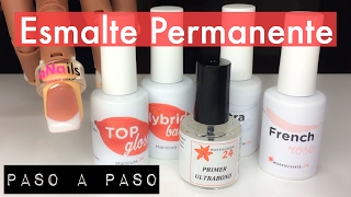 Esmalte Permanente Paso a Paso  Tutorial con productos de Manicura24  opinión [upl. by Yssor]