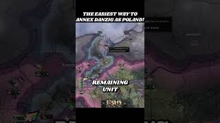 The Easiest Way To Annex Danzig As Poland hoi4 heartsofiron4 [upl. by Shult860]