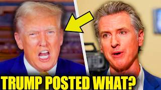 Trump Throws TANTRUM After Newsom Drops BOMB On Him [upl. by Lewej177]