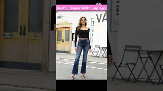 High waisted bootcut jeansytshorts viralvideo highwaistedjeans [upl. by Erlinna]