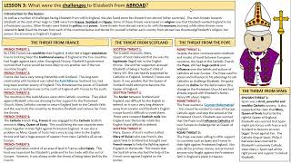 Edexcel GCSE History  Elizabethan England  Part 1 [upl. by Auoz961]