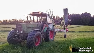 1 Schnitt 2016 ► Schwaden ► Fendt 309 LSA  Claas Liner 1550 GoPro [upl. by Zetnauq]