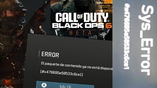 SysError BlackOps6 Solución x7f4d76965e5533c6e1 ó 0x7f4d76965e5533c6e1 Call of Duty BlackOps 6 [upl. by Novihc]