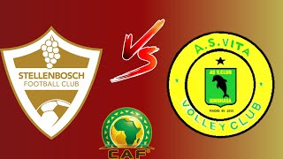 STELLENBOSCH FC VS AS VITA CLUB LIVESCORE CAF CONFEDERATIONS CUP [upl. by Herson]