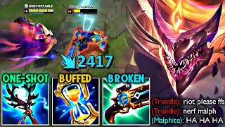 NEW FULL AP MALPHITE BROKE THE GAME [upl. by Warring]