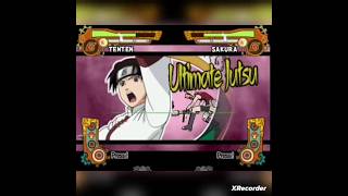 Naruto shippuden ultimate ninja5 Tenten vs Sakura  Aethersx2 emulator [upl. by Lehcnom]