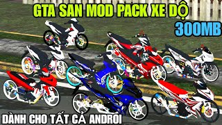 GTA SAN MOD PACK XE ĐỘ DUNG LƯỢNG NHẸ ĐỒ HOẠ ĐẸP FIX VĂNG GAME [upl. by Ravel]