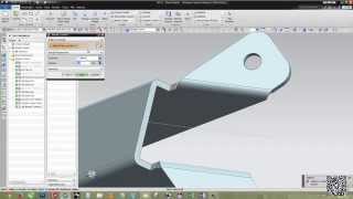 Siemens NX  Sheet Metal Design [upl. by Wiltz]