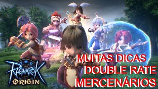 RAGNAROK ORIGIN  DICAS INICIAIS MERCENÁRIOS EXPERIENCIA E DOUBLE RATE [upl. by Rhoda]