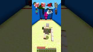 Minecraft Squid Game vs Different Mobs🤯 もういいよ minecraft shorts [upl. by Adnawt]