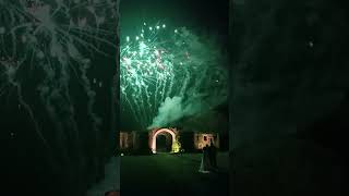 Thornbury Castle Fireworks United Kingdom live travel fireworks uk wedding fire [upl. by Olecram402]