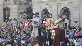 Gegants del Casc Antic  XIX Mostra de Balls de Gegants de La Mercè de Barcelona 2492012 [upl. by Shelley]