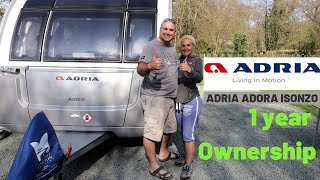 Adria Adora Isonzo ownership 1 year in CC [upl. by Ahsatin]