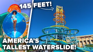 America’s TALLEST Waterslide  NEW Slide POV’s at Mt Olympus Wisconsin Dells [upl. by Esinert397]