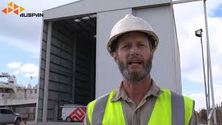 Geraldton Boat Lifters Shed Testimonial  AUSPAN Group [upl. by Bronwen]