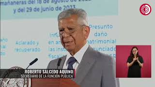 Secretaría de la Función Pública explica caso Segalmex posible daño patrimonial por 9 mil 500 mdp [upl. by Pierce587]