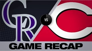 Barnharts 2 key RBI hits lift Reds to win  RockiesReds Game Highlights 728 [upl. by Adnalro]