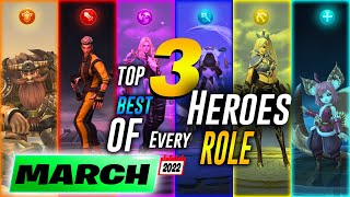 BEST HERO in Mobile Legends March 2022 [upl. by Yldarb]