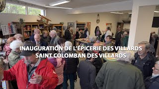 Inauguration de quotLépicerie des Villardsquot  Saint Colomban des Villards [upl. by Olag314]