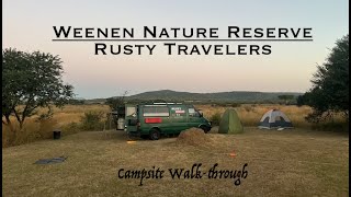 Weenen Nature Reserve Campsite walkthrough [upl. by Notluf709]