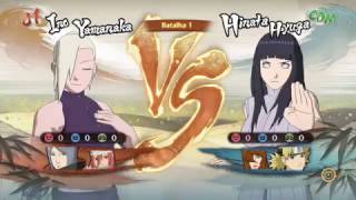 ROAD TO BORUTO Ino Konan e Tayuya vs Hinata Mei e Temari [upl. by Wilscam821]