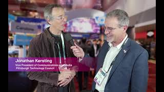 CES 2024 Jonathan Kersting from Pittsburgh Tech Council talks innovation at CES  Covestro [upl. by Eelnodnarb]