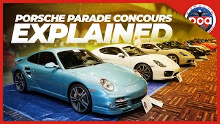 Porsche Parade Concours Explained  PCA Spotlight [upl. by Winikka430]