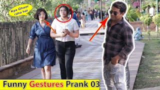 Funny Gesture Prank 03  Bhasad News  Prank in India [upl. by Asila]