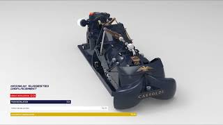 New Castoldi Turbodrive 400 HCT waterjet propulsion system [upl. by Arotal]