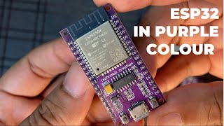 ESP32 in purple colour  jlcpcb [upl. by Nymzaj]