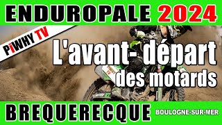 ENDUROPALE 2024 LAVANT DEPART DES MOTARDS BREQUERECQUE BOULOGNE SUR MER LE TOUQUET CORTEGE MOTOS [upl. by Olva]