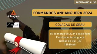 Solenidade de Colação de Grau Anhanguera 2024 [upl. by Einneb]