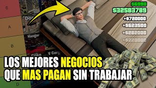 LOS 3 MEJORES NEGOCIOS PARA GANAR MUCHO DINERO en SOLITARIO SIN AYUDA  Guía de GTA 5 Online [upl. by Hgalehs]