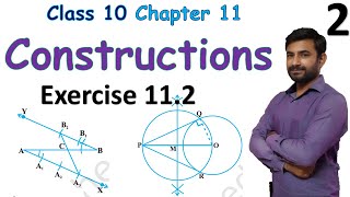 Class 10 maths Chapter 11 Constructions Exercise 112 NCERT Solutions [upl. by Eednam]