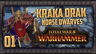 RISE OF THE NORSE DWARVES WARHAMMER 2 SFO 2  Kraka Drak  Norse Dwarfs 1  SurrealBeliefs [upl. by Eyr]