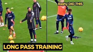 Van Nistelrooy trained long passes in final training ahead West Ham look Rashford skills [upl. by Ahseinat]