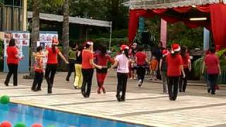 Feliz Navidad Dance by Wynette Keng and studentsmembers [upl. by Ahsinrat436]