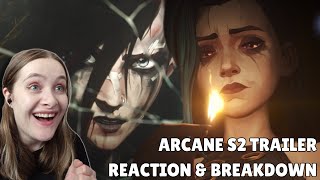 THIS LOOKS INCREDIBLE  Arcane Season 2  Official Trailer REACTION amp BREAKDOWN [upl. by Jena708]