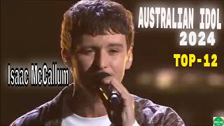 Australian Idol 2024  Isaac McCallum singing quotSay You Wont Let Goquot by James Arthur [upl. by Hairej710]