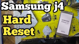 Samsung J4 Ko Hard Reset Kaise Kare  Hard Reset Samsung J4  J4 Hard Reset [upl. by Darnall511]