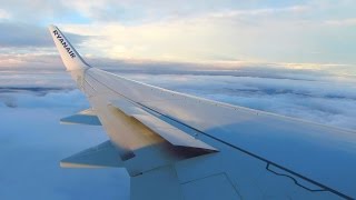 STUNNING Ryanair Landing at London Stansted Airport  Onboard Boeing 737800 EIFRR Full HD [upl. by Taite]