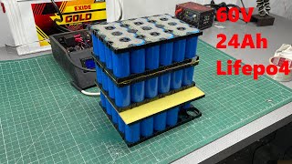 DIY 60V 24Ah Battery for Electric Scooter [upl. by Linden]