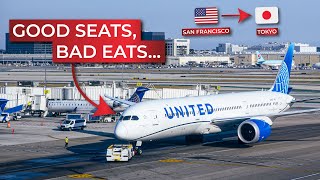 BRUTALLY HONEST  San Francisco to Tokyo in ECONOMY aboard UNITEDs Boeing 7879 [upl. by Henri809]