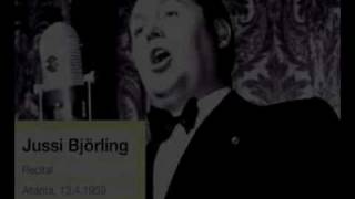 Jussi Björling En svane Grieg live in 1959 [upl. by Iznek]