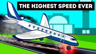 A Plane That Landed with Extremely Speed Ever [upl. by Arne]