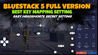 Free Fire Bluestacks 5 Full Version 🖱️ Key Mapping 2023  Free Fire Bluestacks Controls settings [upl. by Nedloh]