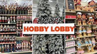 HOBBY LOBBY🚨🌲CHRISTMAS SHOP WITH ME FOR 2024🌲 new hobbylobby christmas [upl. by Hgieleak]