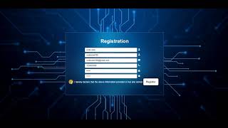 Registration Form in HTML amp CSS [upl. by Adekahs]