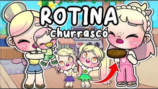 ROTINA DIA DE CHURRASCO ☀️🍴  AVATAR WORLD ROTINAS E HISTÓRIAS [upl. by Nevin991]