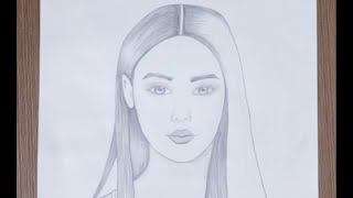 Drawing a Beautiful Womans Face  StepbyStep Tutorial [upl. by Eisserc]